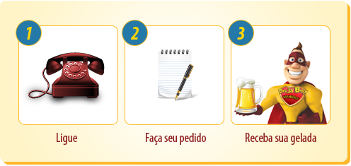 Ligue, fa軋 seu pedido e receba.